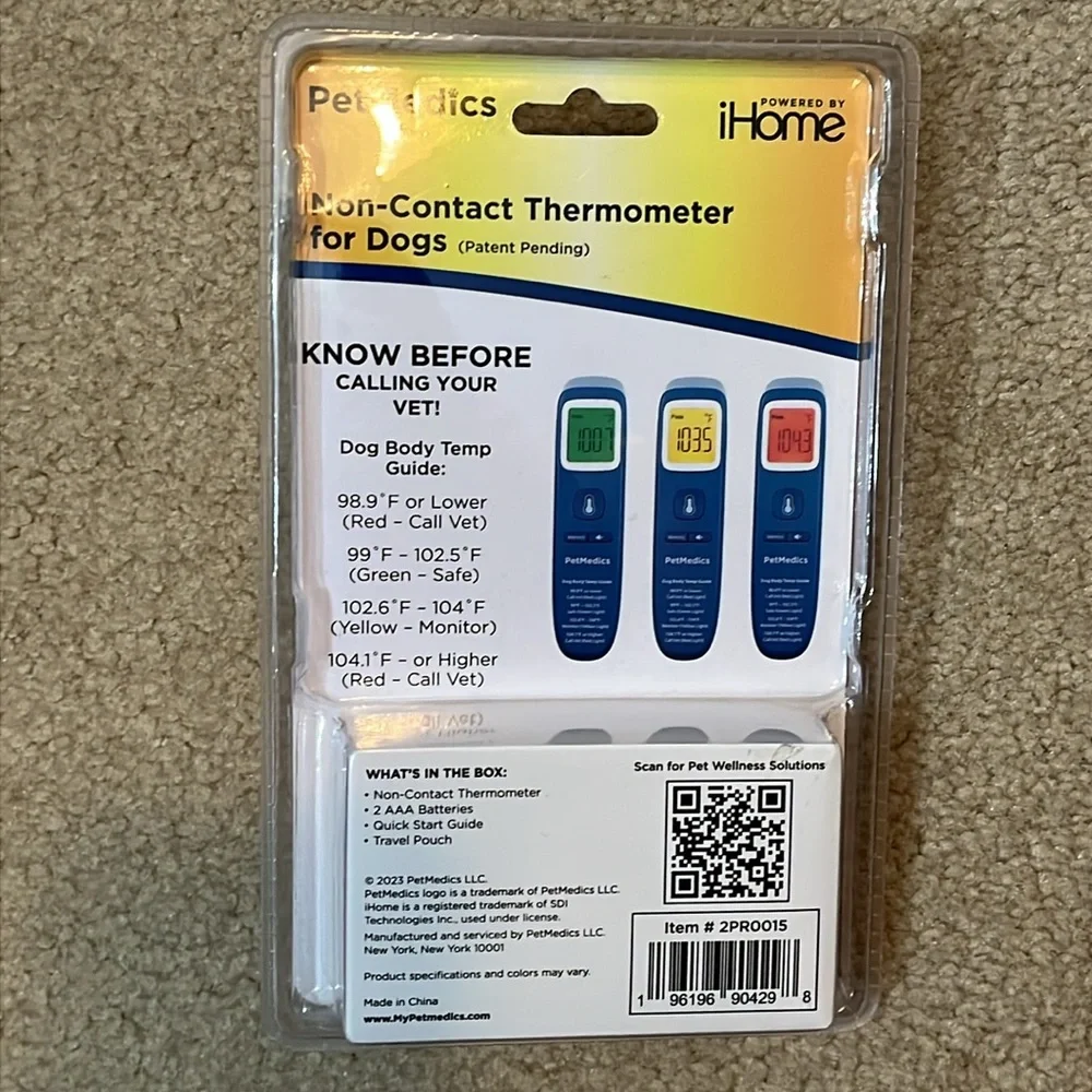 🐾HOST PICK 🐾 NEW PetMedics Non-Contact Touchless Digital Thermometer for Dogs